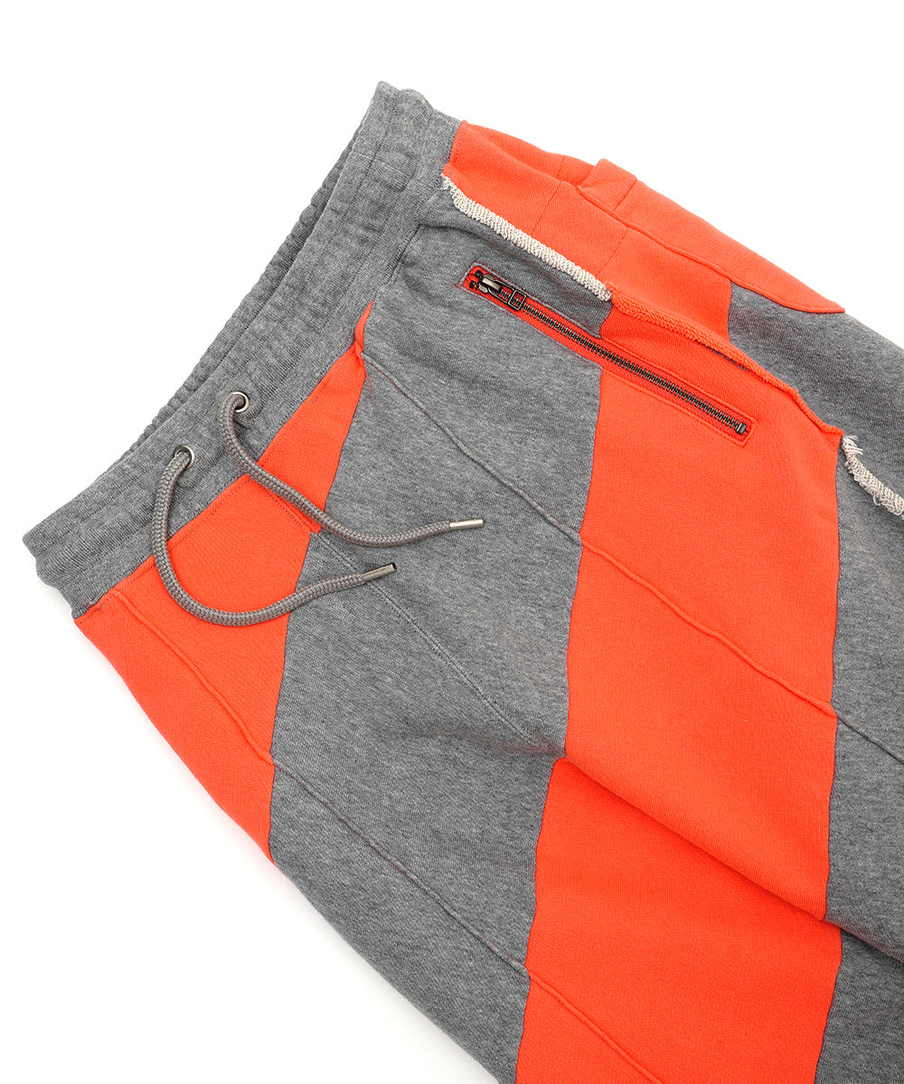 SPIRAL PATCHWORK PANTS