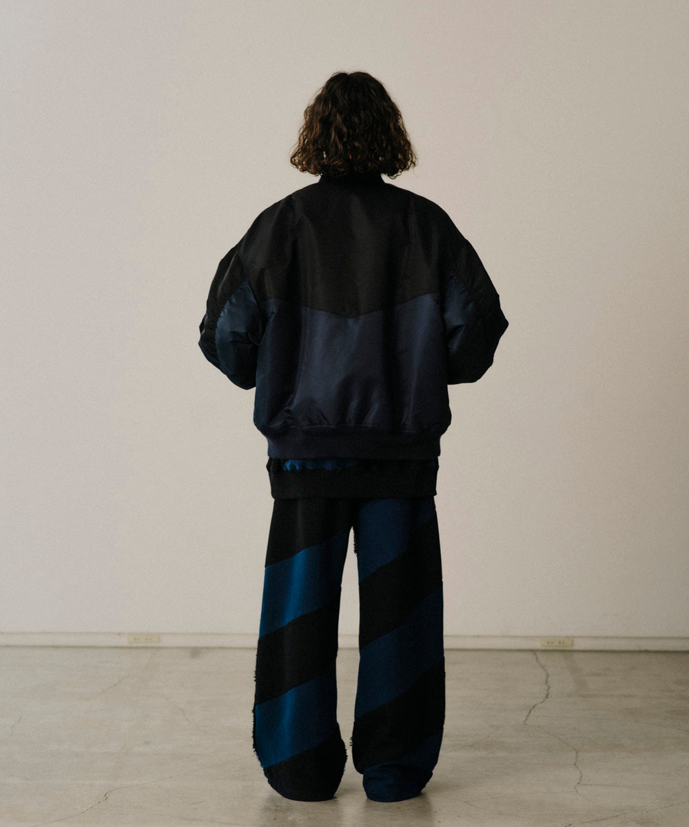 SPIRAL PATCHWORK PANTS