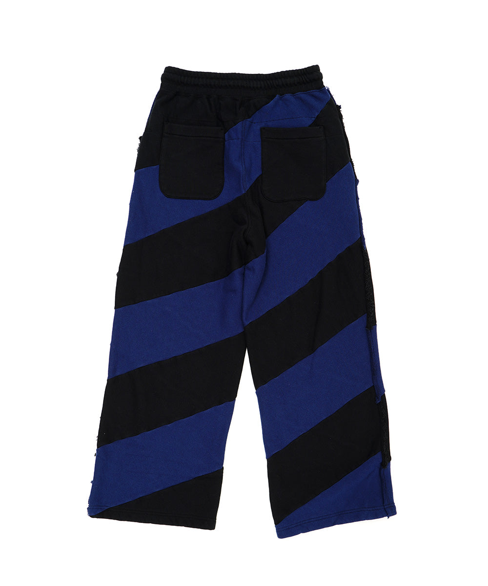 SPIRAL PATCHWORK PANTS