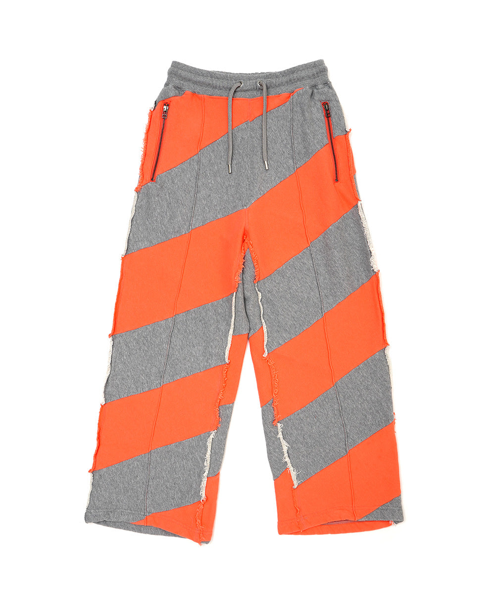SPIRAL PATCHWORK PANTS