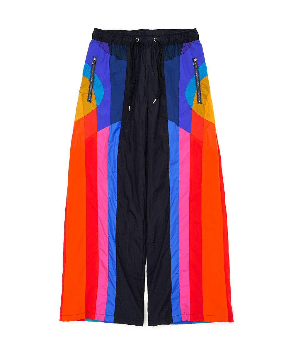 NYLON PATCHWORK PANTS