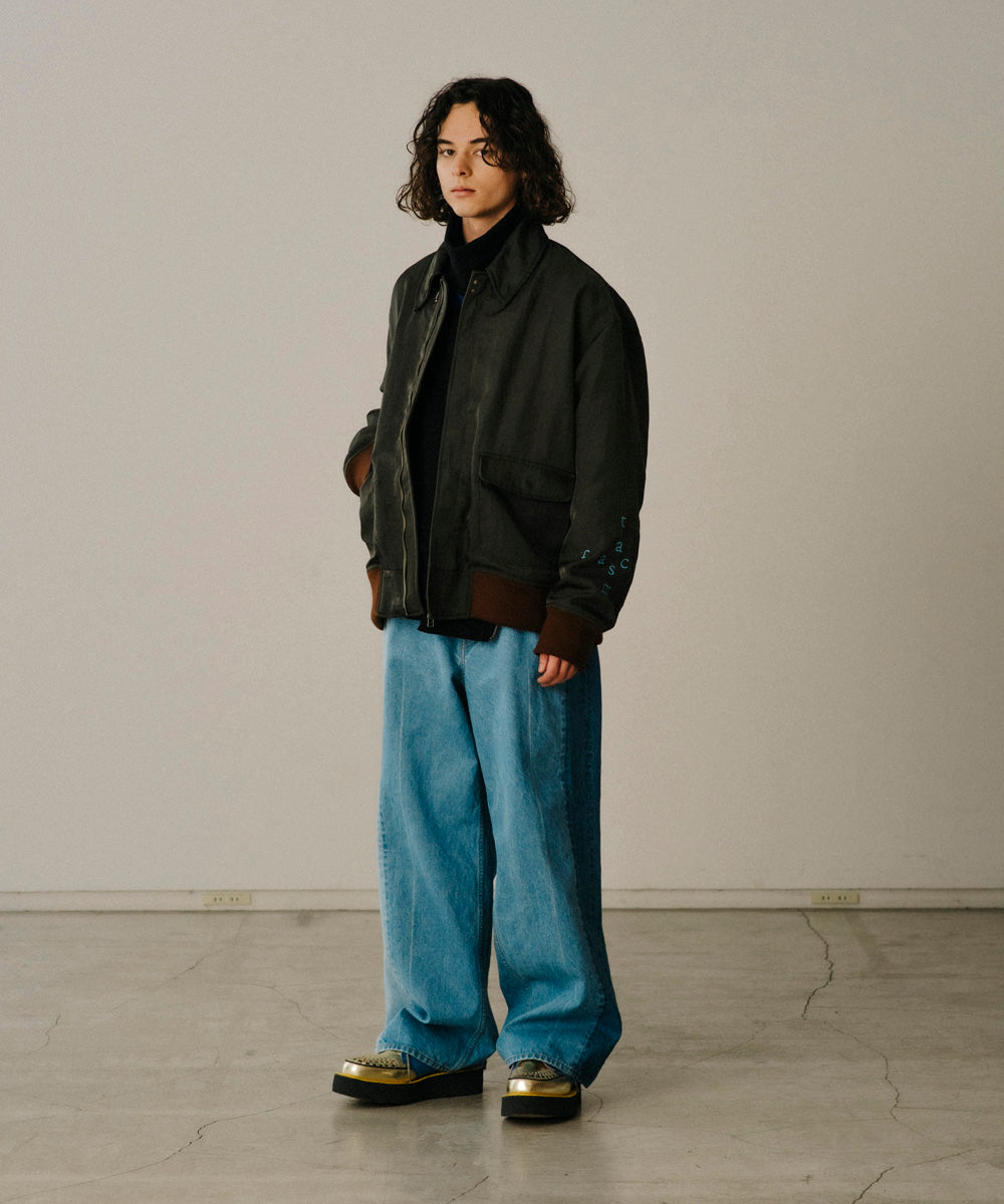 PATCHWORK DENIM PANTS