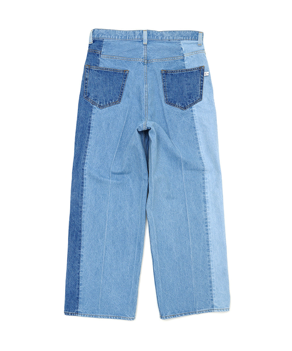 PATCHWORK DENIM PANTS