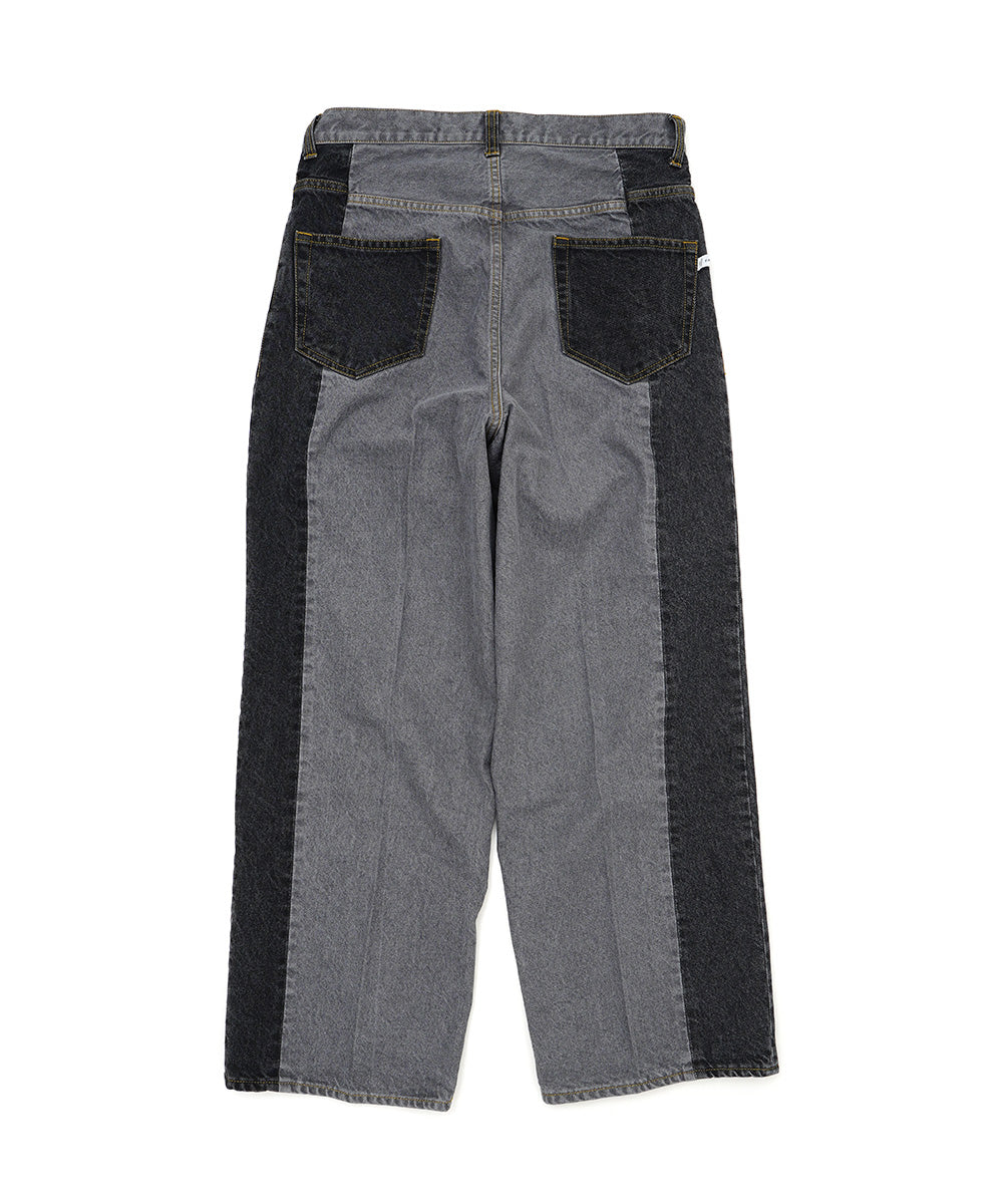 PATCHWORK DENIM PANTS