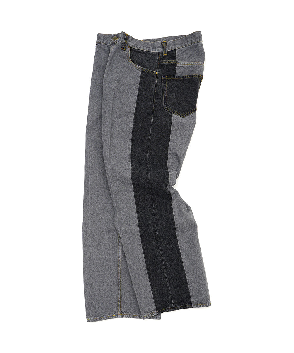 PATCHWORK DENIM PANTS