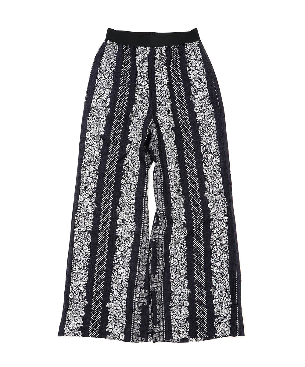 ORIGINAL BANDANA PRINT WOOL PANTS