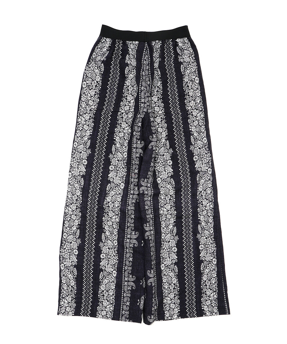 ORIGINAL BANDANA PRINT WOOL PANTS