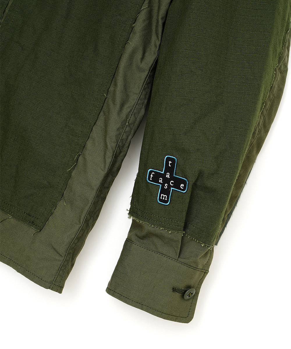 DECONSTRUCTED MILITARY SHIRT