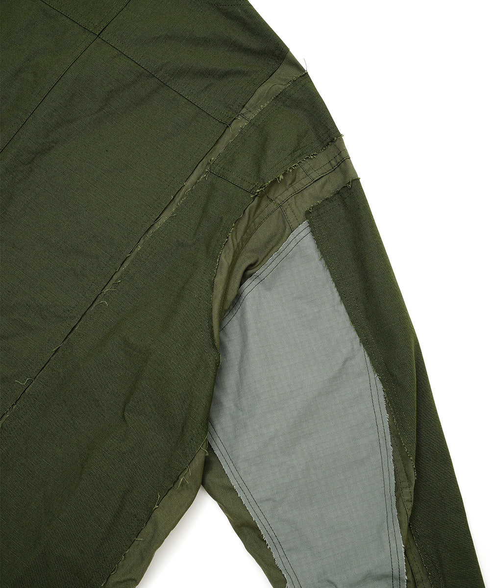 DECONSTRUCTED MILITARY SHIRT