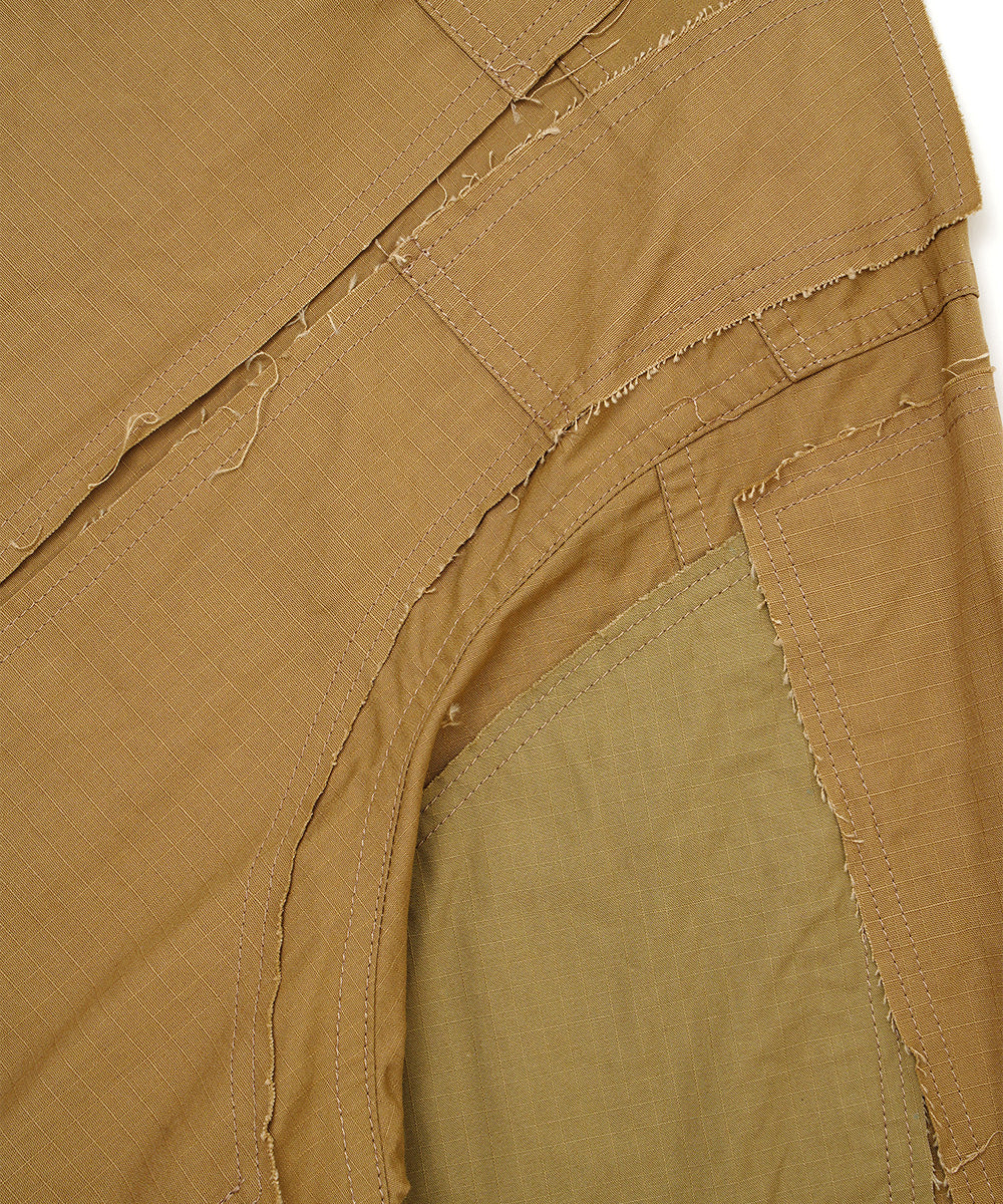 DECONSTRUCTED MILITARY SHIRT