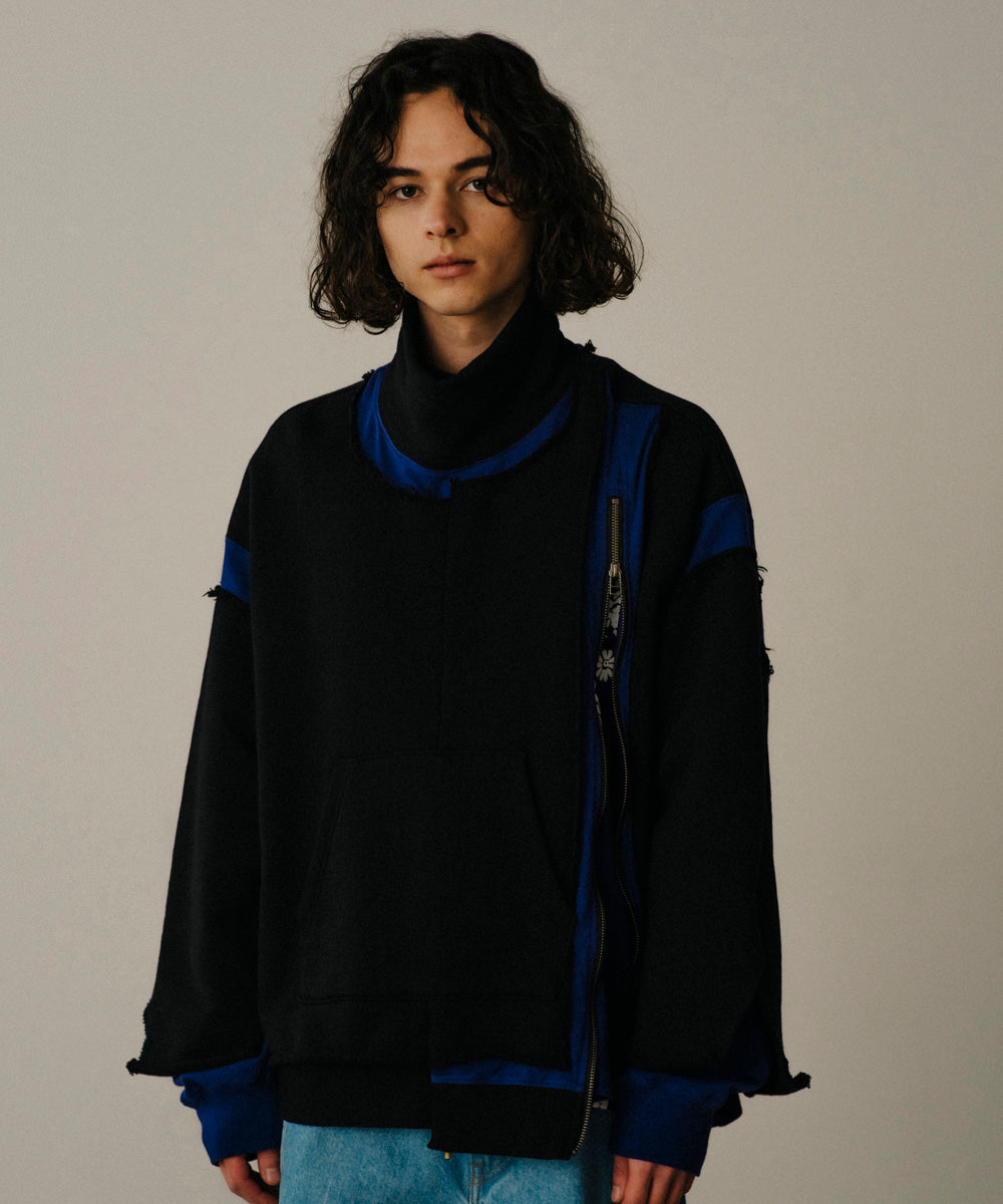 LAYERD DECONSTRUCTED SWEAT