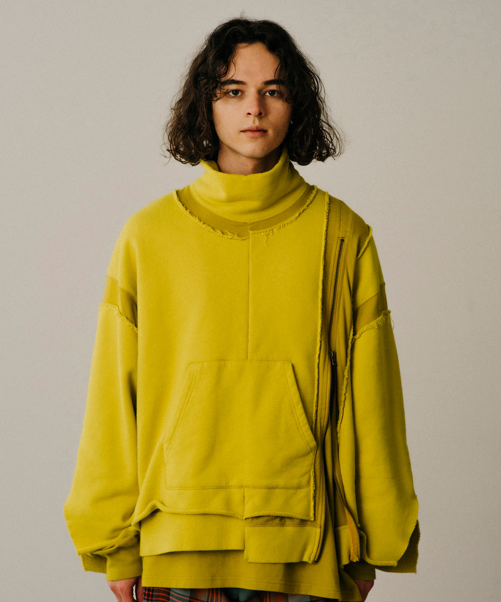 LAYERD DECONSTRUCTED SWEAT