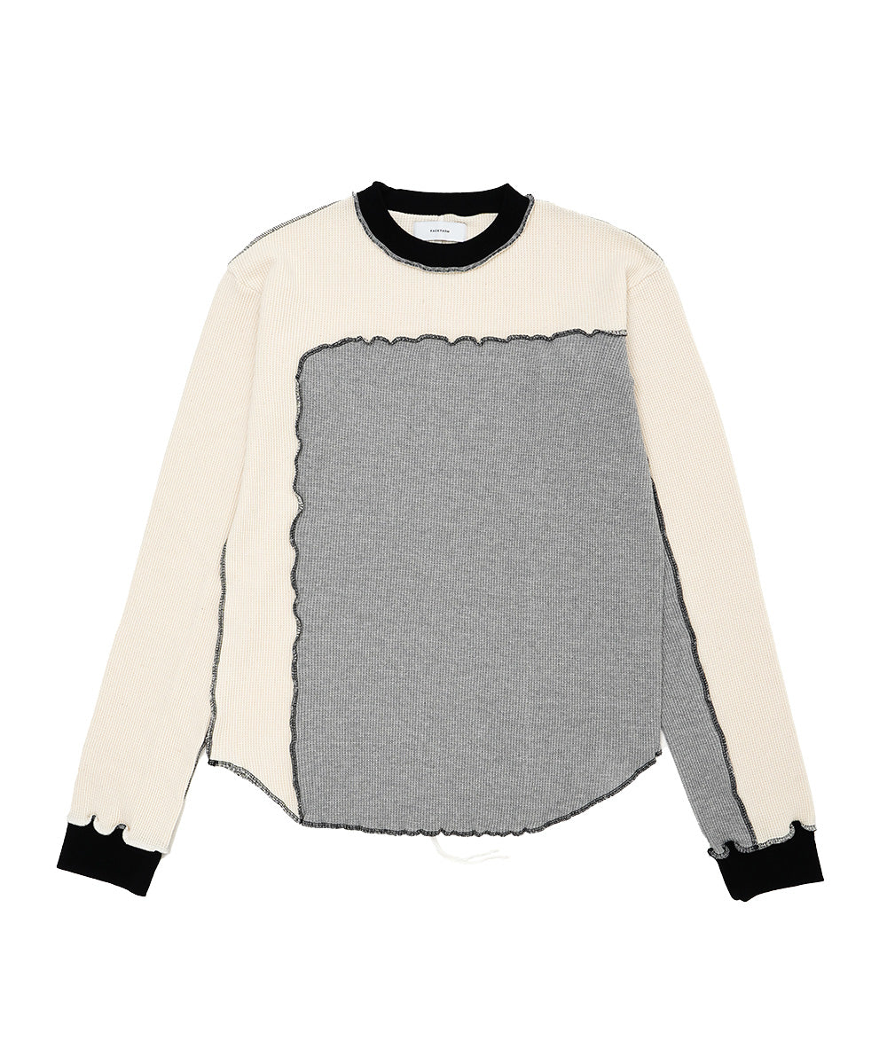 ASSYMETRICAL PATCHWORK LONG SLEEVE