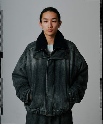 DOUBLE LAYERED DENIM JACKET
