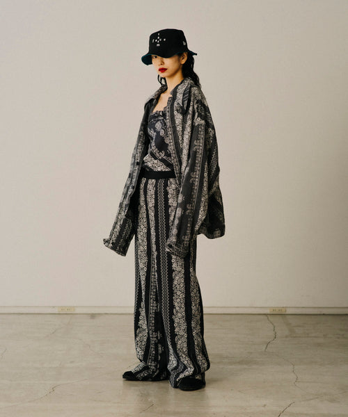 ORIGINAL BANDANA PRINT WOOL PANTS