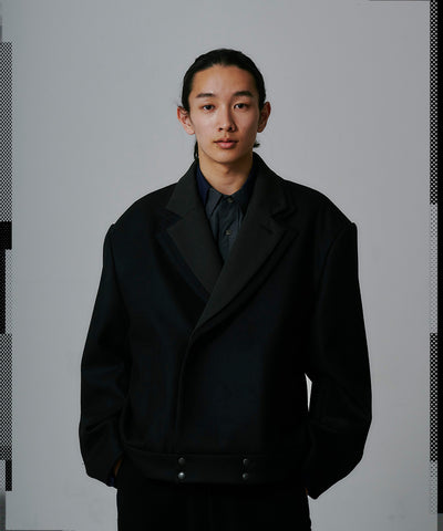 DOUBLE LAYERED WORSTED JACKET