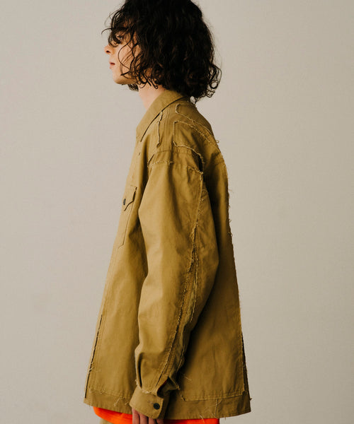 DECONSTRUCTED MILITARY SHIRT