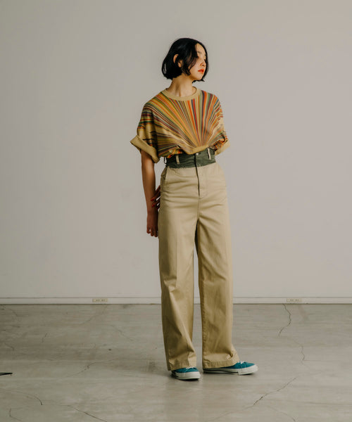 DECONSTRUCTED COTTON PANTS