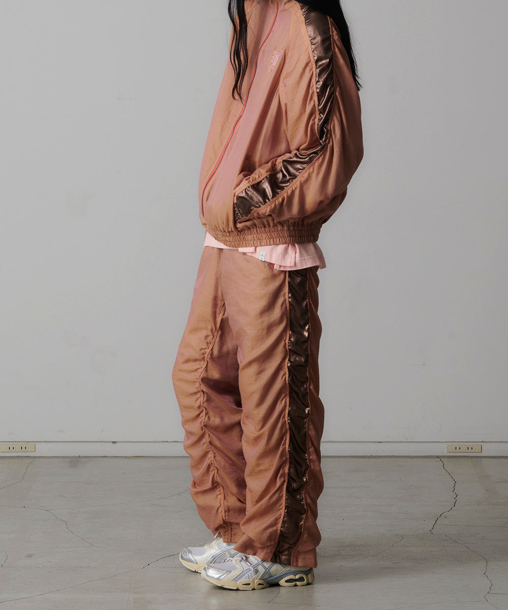 METALLIC TRACK PANTS