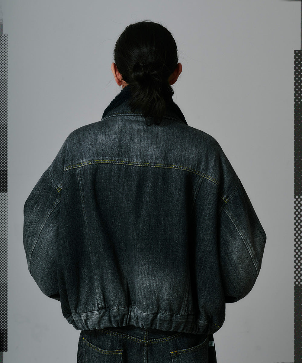 DOUBLE LAYERED DENIM JACKET