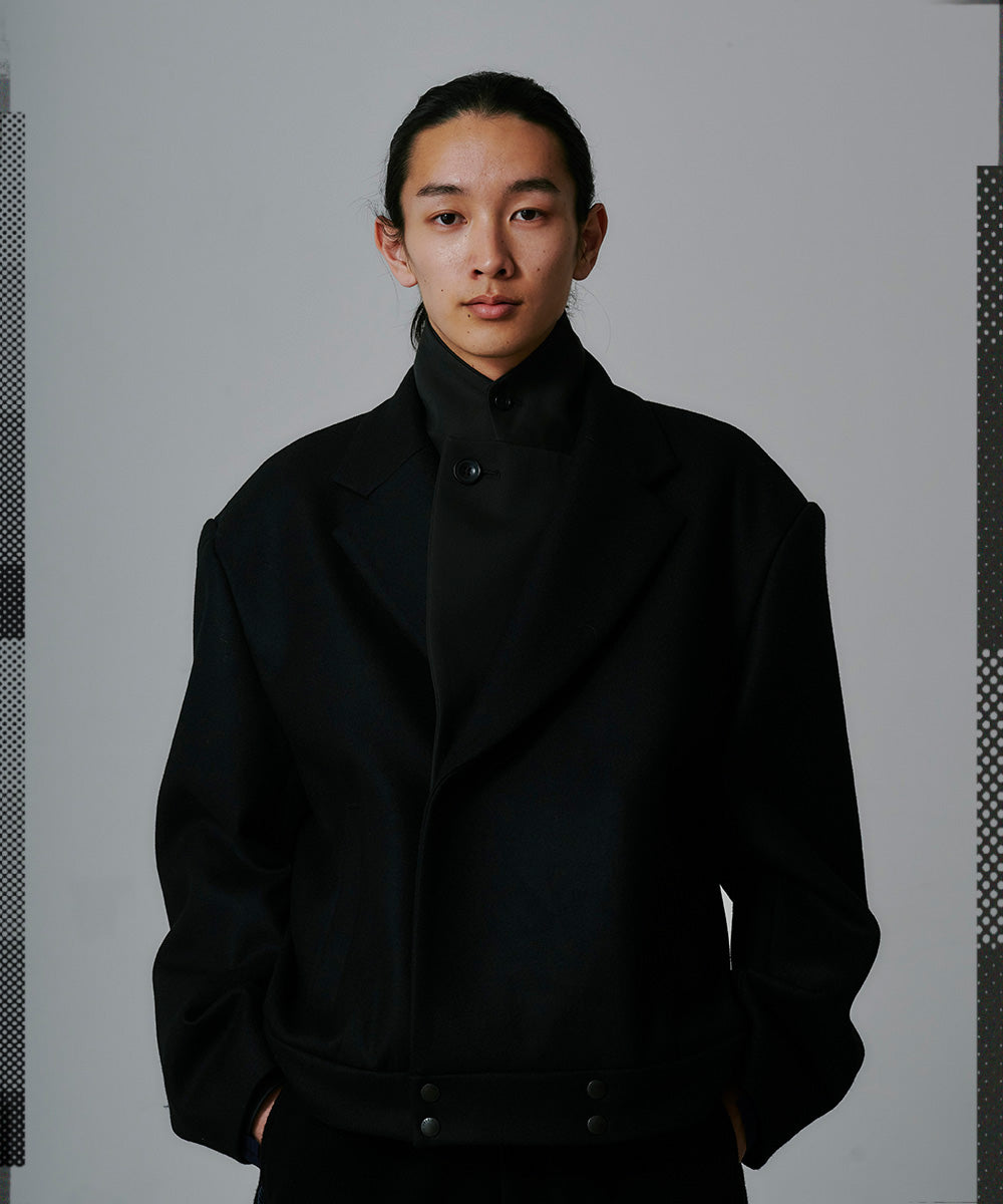 DOUBLE LAYERED WORSTED JACKET