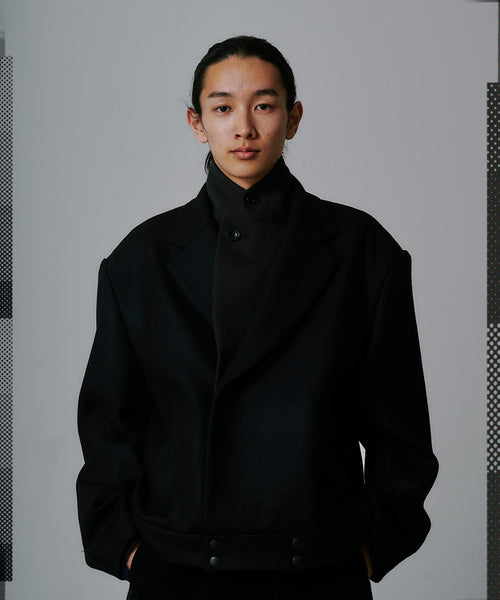DOUBLE LAYERED WORSTED JACKET