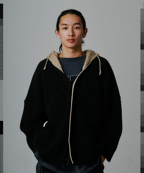 HOODED CARDIGAN