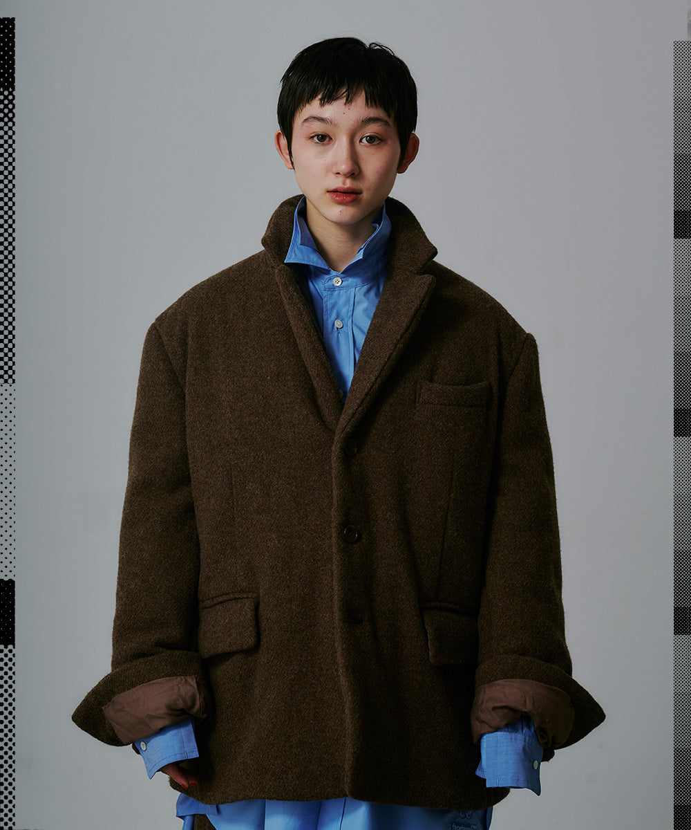 BATTED WOOL JACKET
