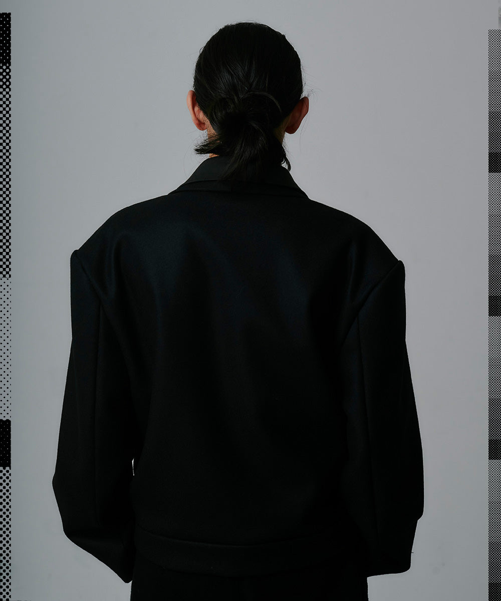DOUBLE LAYERED WORSTED JACKET