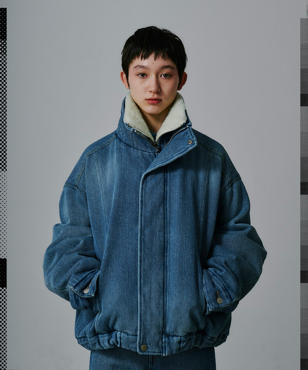 DOUBLE LAYERED DENIM JACKET