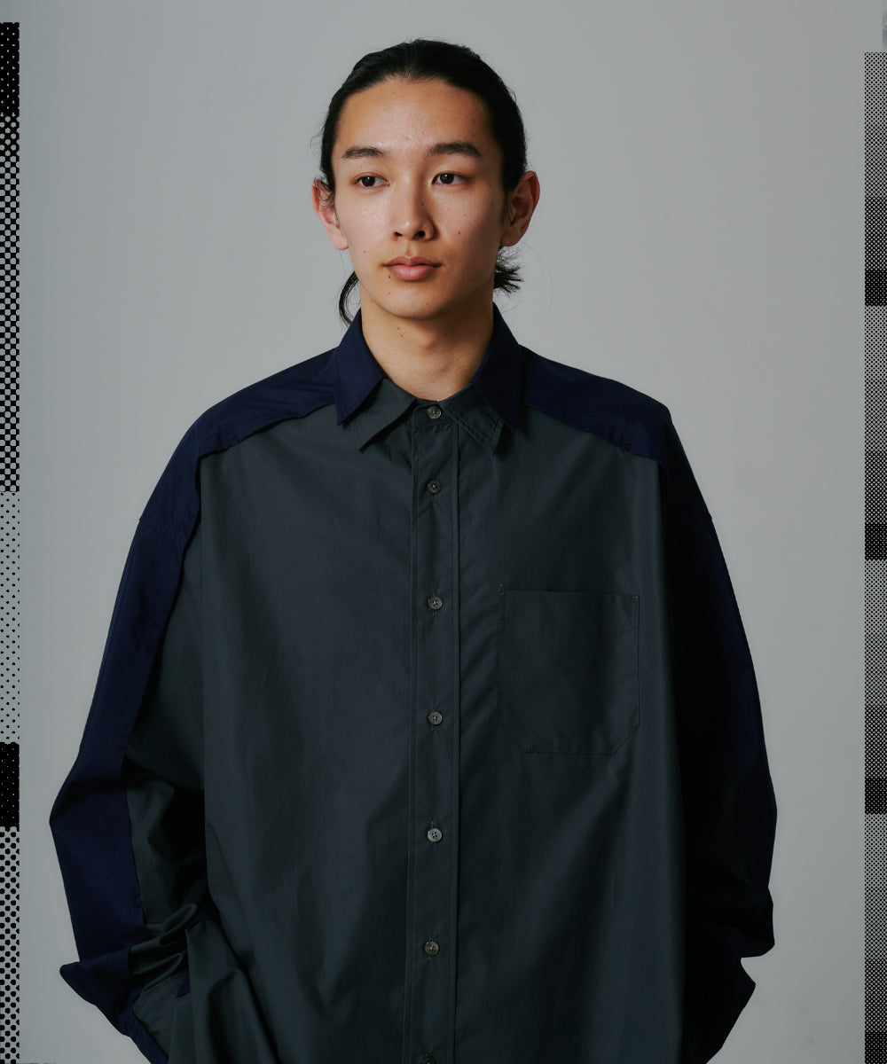 TWO-TONE BIG HEART SHIRT