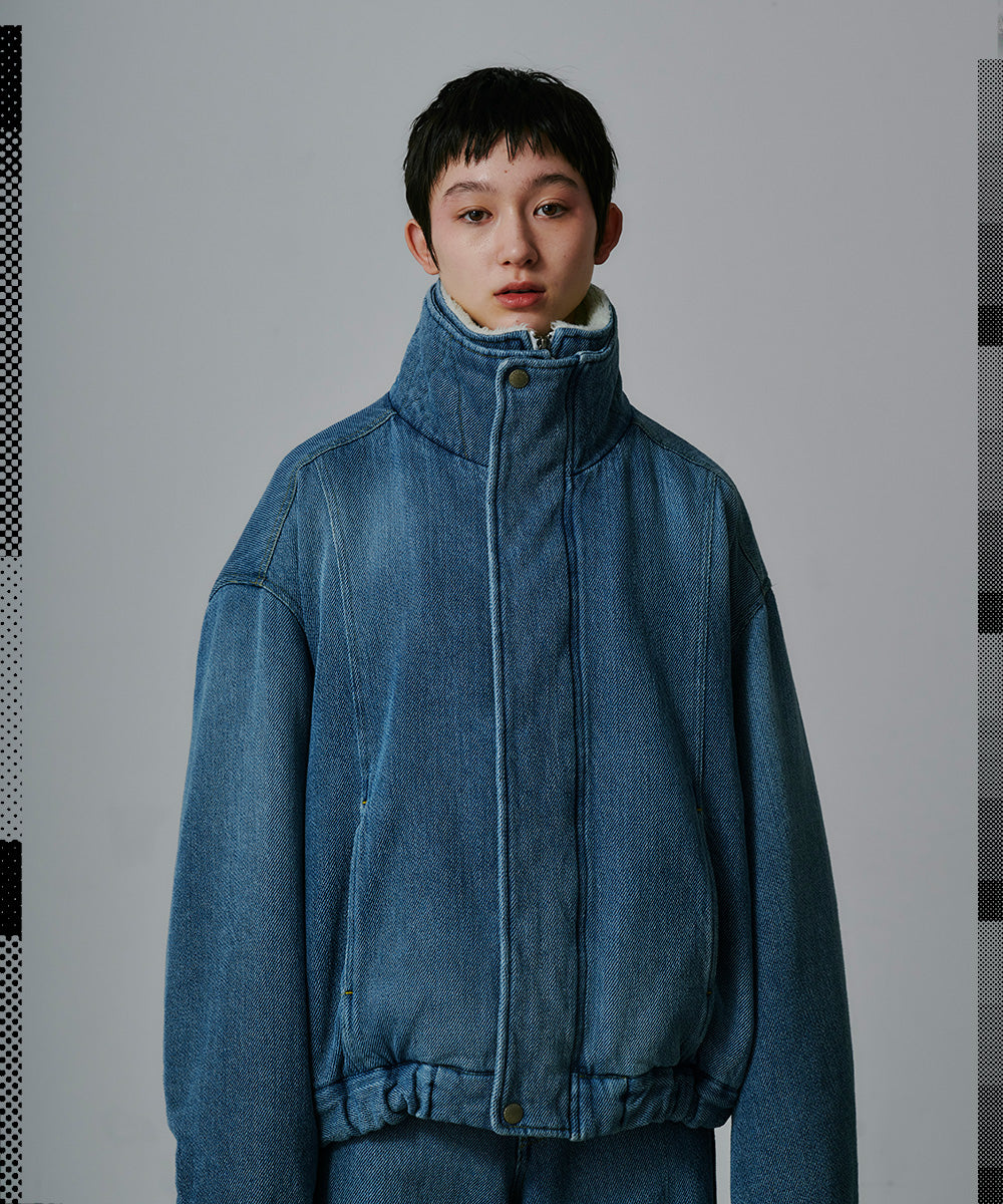 DOUBLE LAYERED DENIM JACKET