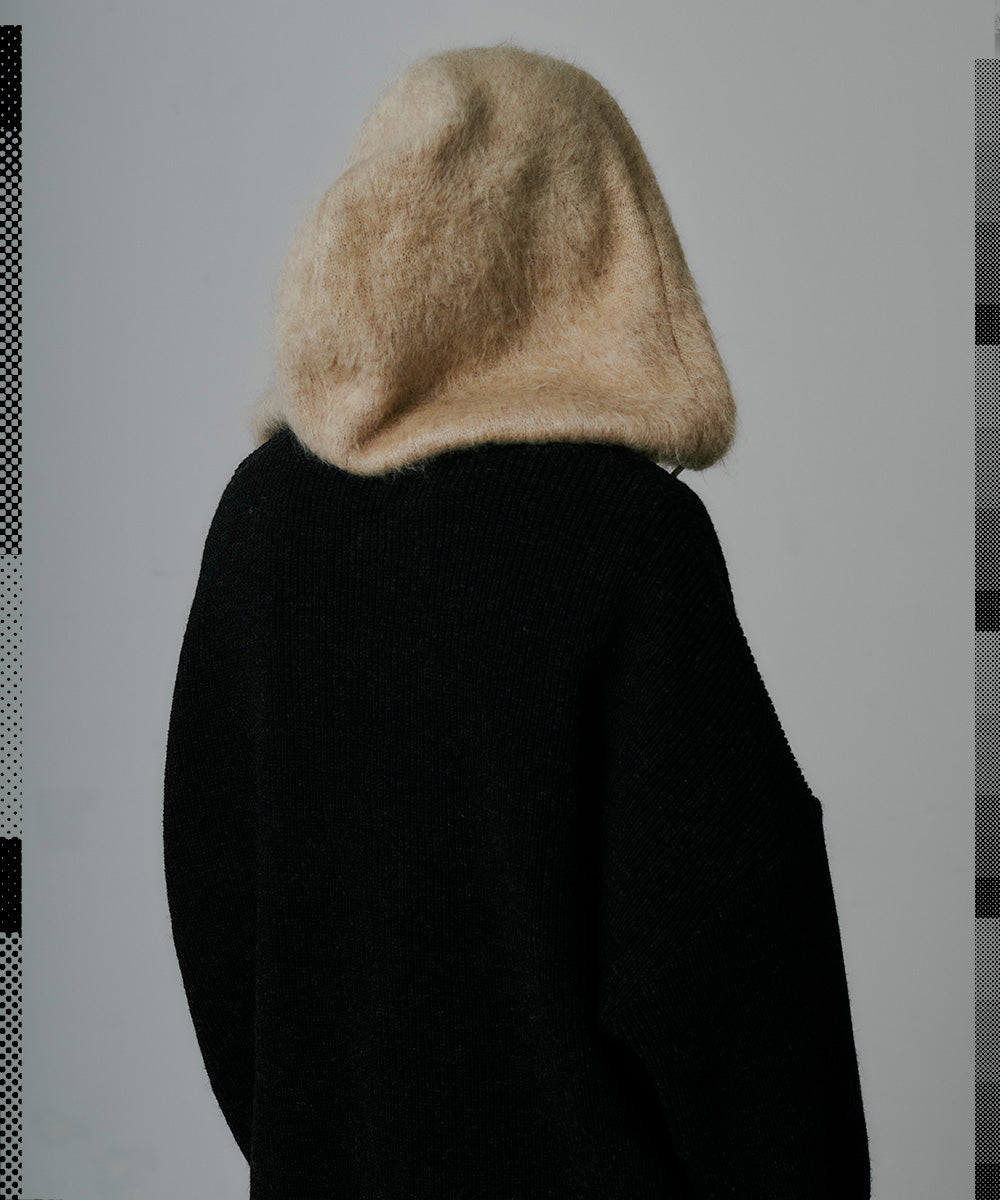 HOODED CARDIGAN