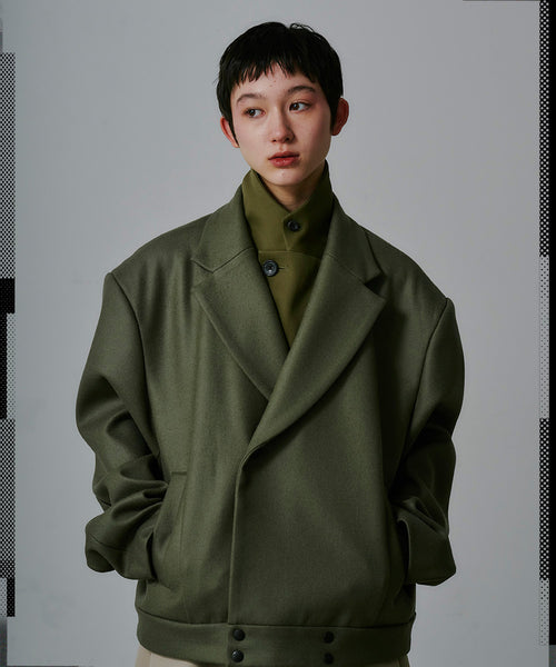DOUBLE LAYERED WORSTED JACKET
