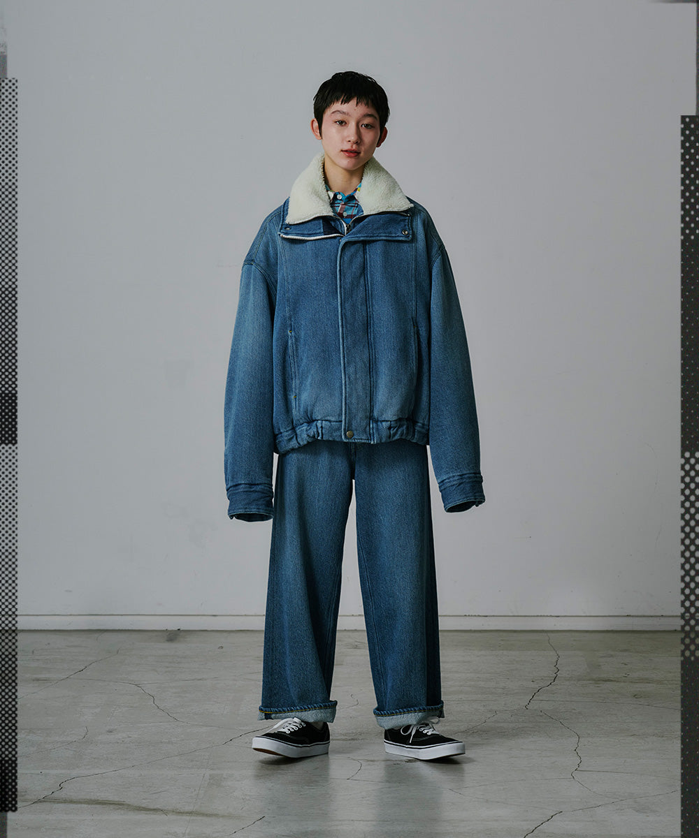 DOUBLE LAYERED DENIM JACKET