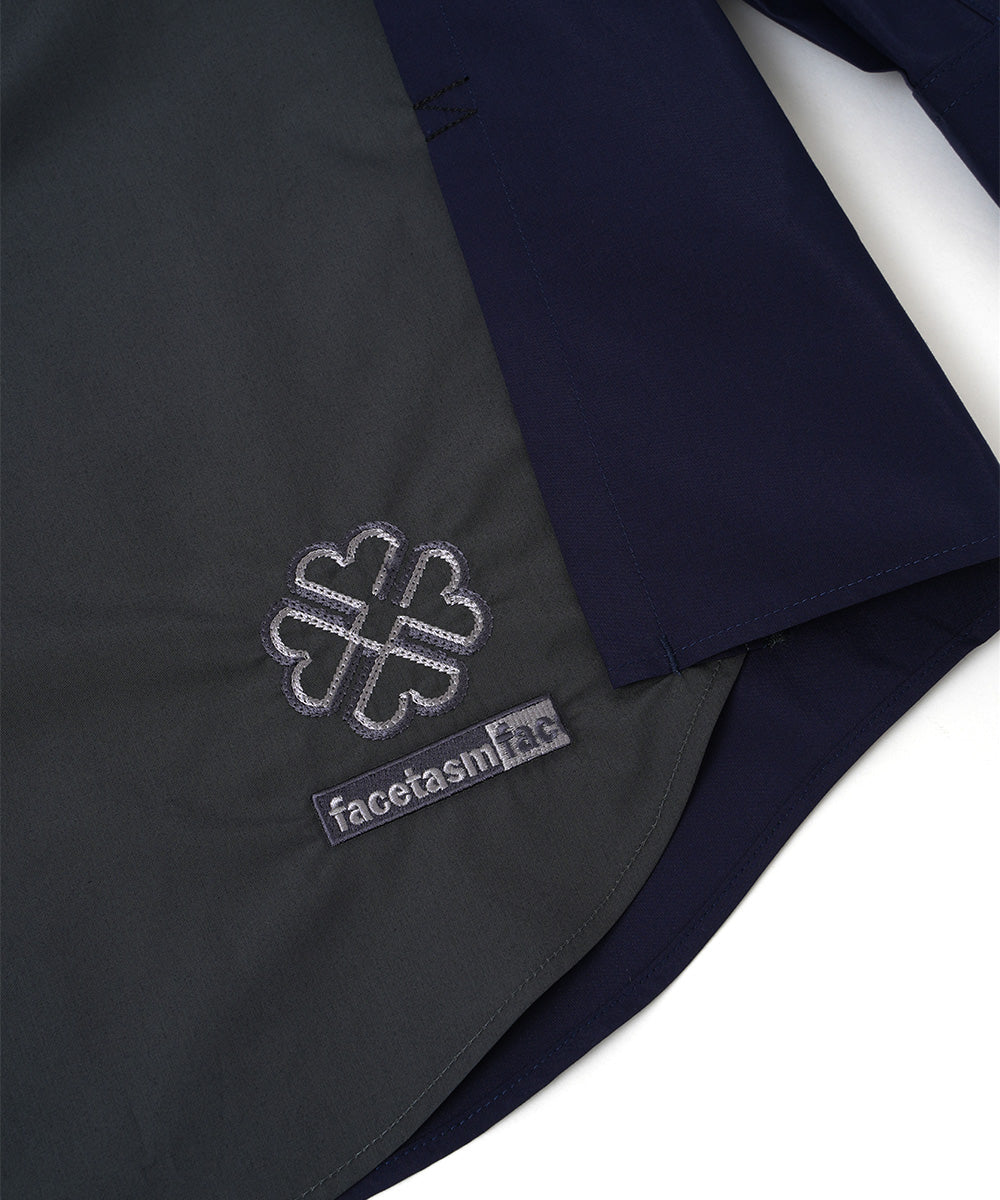 TWO-TONE BIG HEART SHIRT