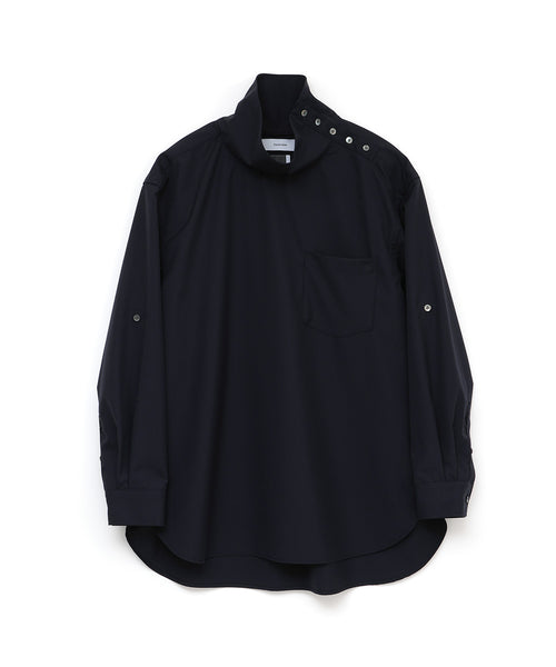 WOOL HIGH NECK SHIRT