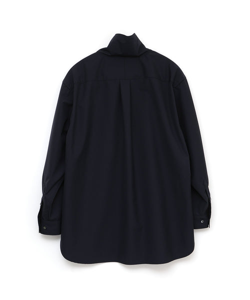 WOOL HIGH NECK SHIRT