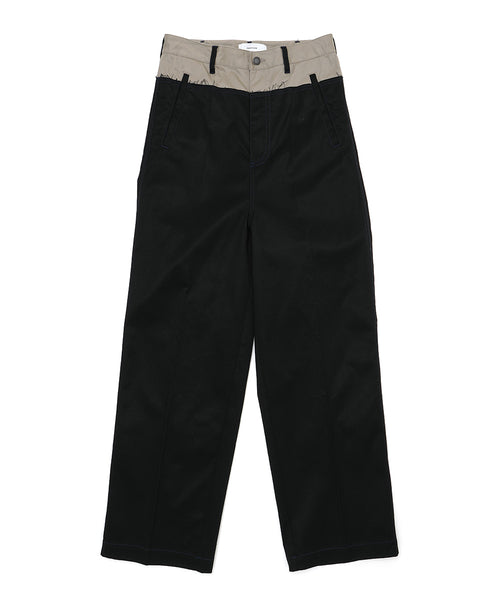 DECONSTRUCTED COTTON PANTS