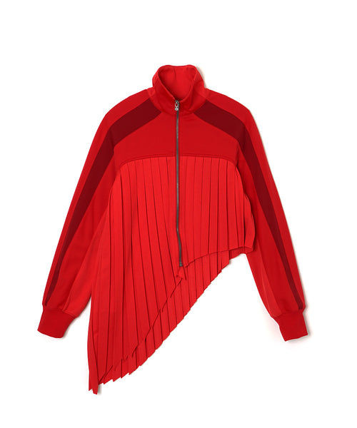 ASYMMETRICAL PLEATED JACKET