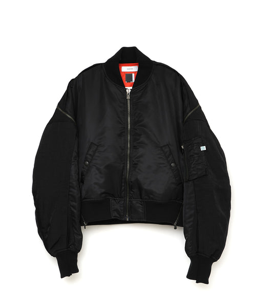 DISTORTED ZIPPER MA-1