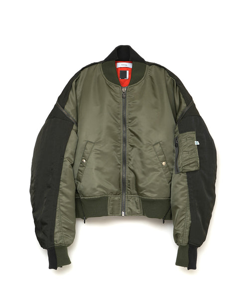 DISTORTED ZIPPER MA-1