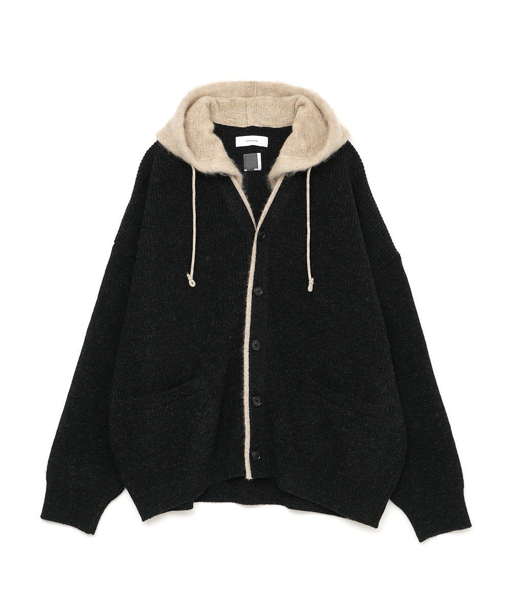 HOODED CARDIGAN