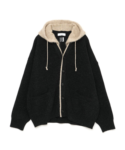 HOODED CARDIGAN