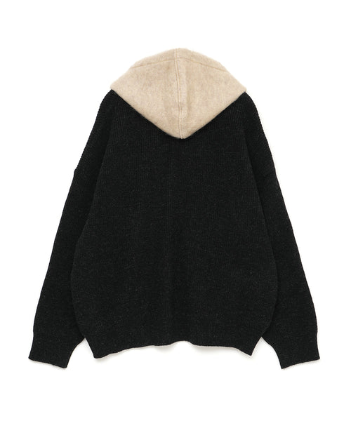 HOODED CARDIGAN