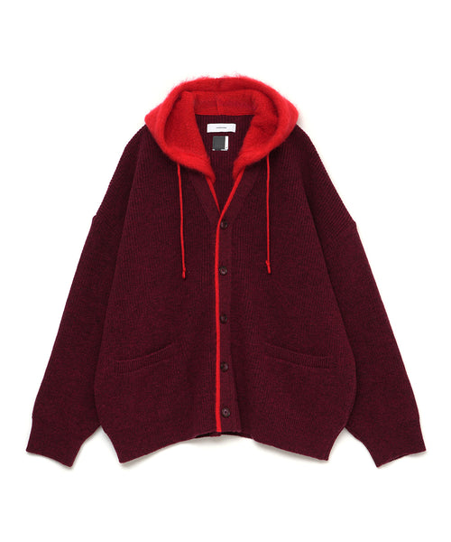HOODED CARDIGAN