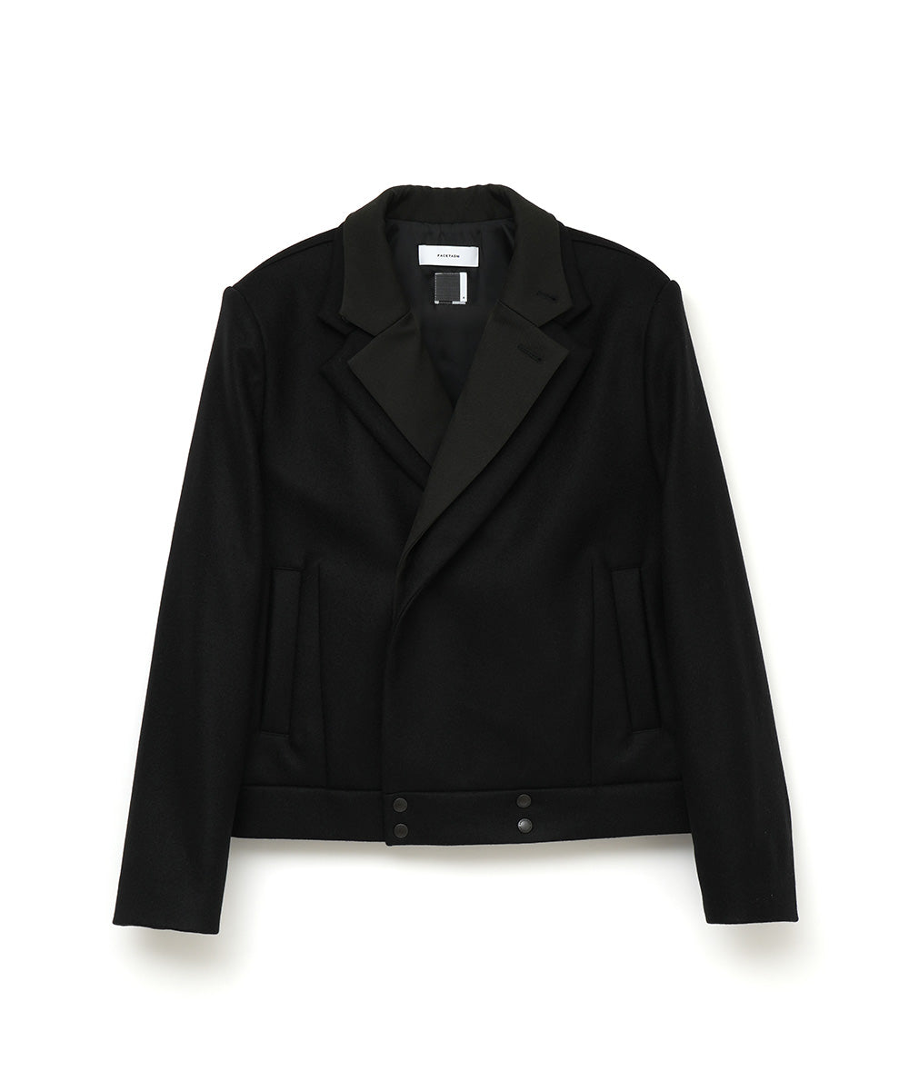 DOUBLE LAYERED WORSTED JACKET