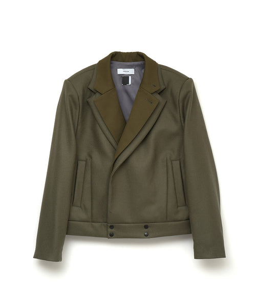 DOUBLE LAYERED WORSTED JACKET