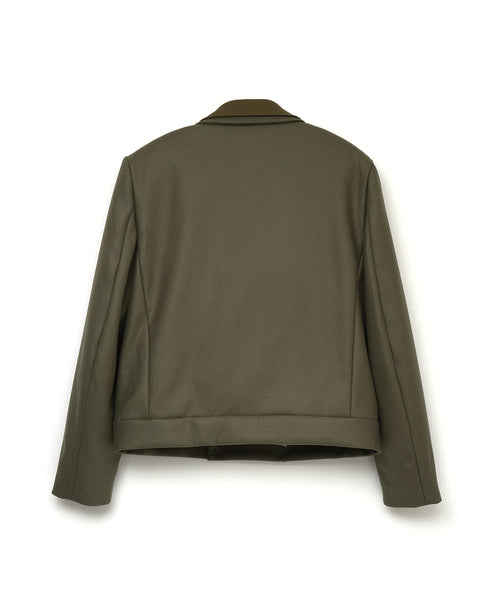 DOUBLE LAYERED WORSTED JACKET