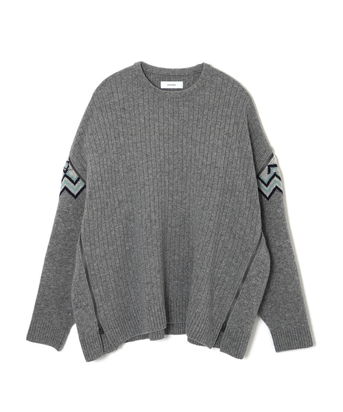 NORDIC ZIPPER KNIT